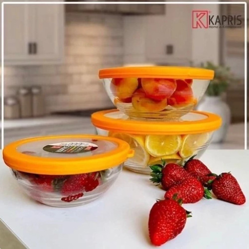 ظروف یخچال و ماکروفری ست کاپریس 3 عددی
