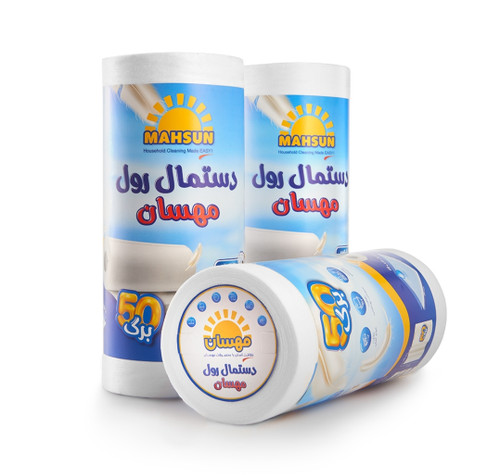 دستمال رول 50 برگ مهسان