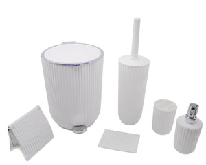 ست بهداشتی پدالی ۶ تیکه زبرا همارا پلاستیکی