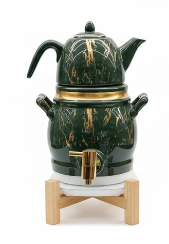 ست کتری و قوری طرح مرمر و ساده